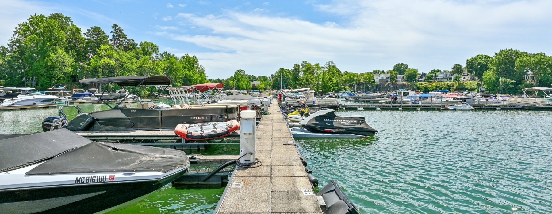 Boats on a lake