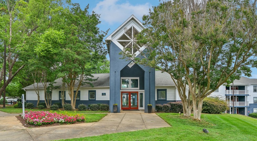 Leasing office building exterior